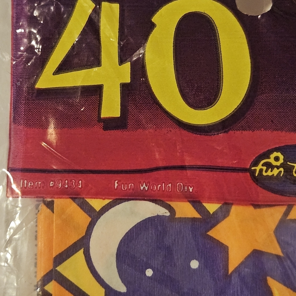 Vintage Halloween 1995 Trick Or Treat Goodie Bags Lot 2 Sets Of 40 Cat Pumpkin - Picture 7 of 11